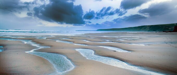 scenic view of the beach