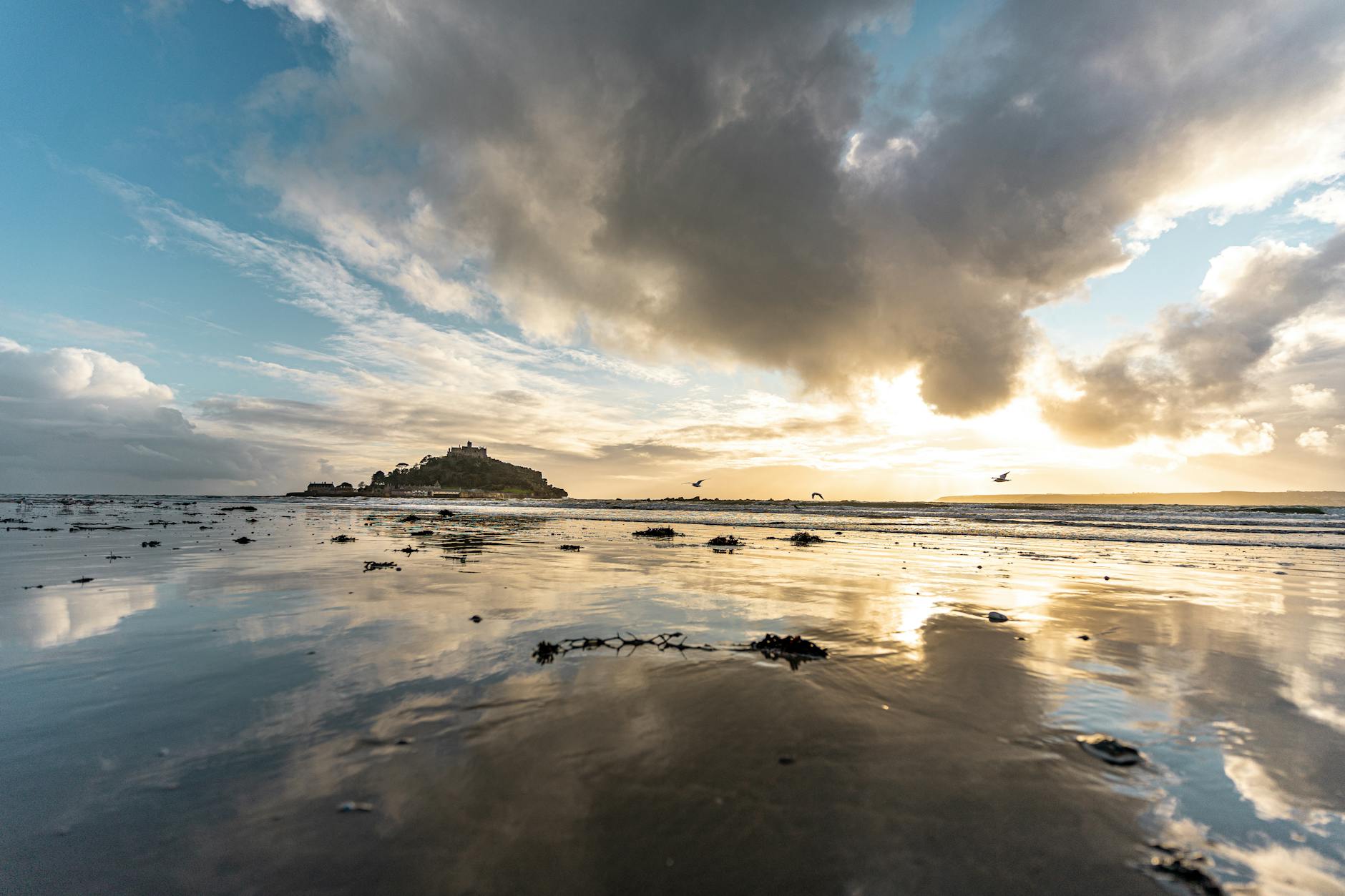 seascape with saint michaels mount