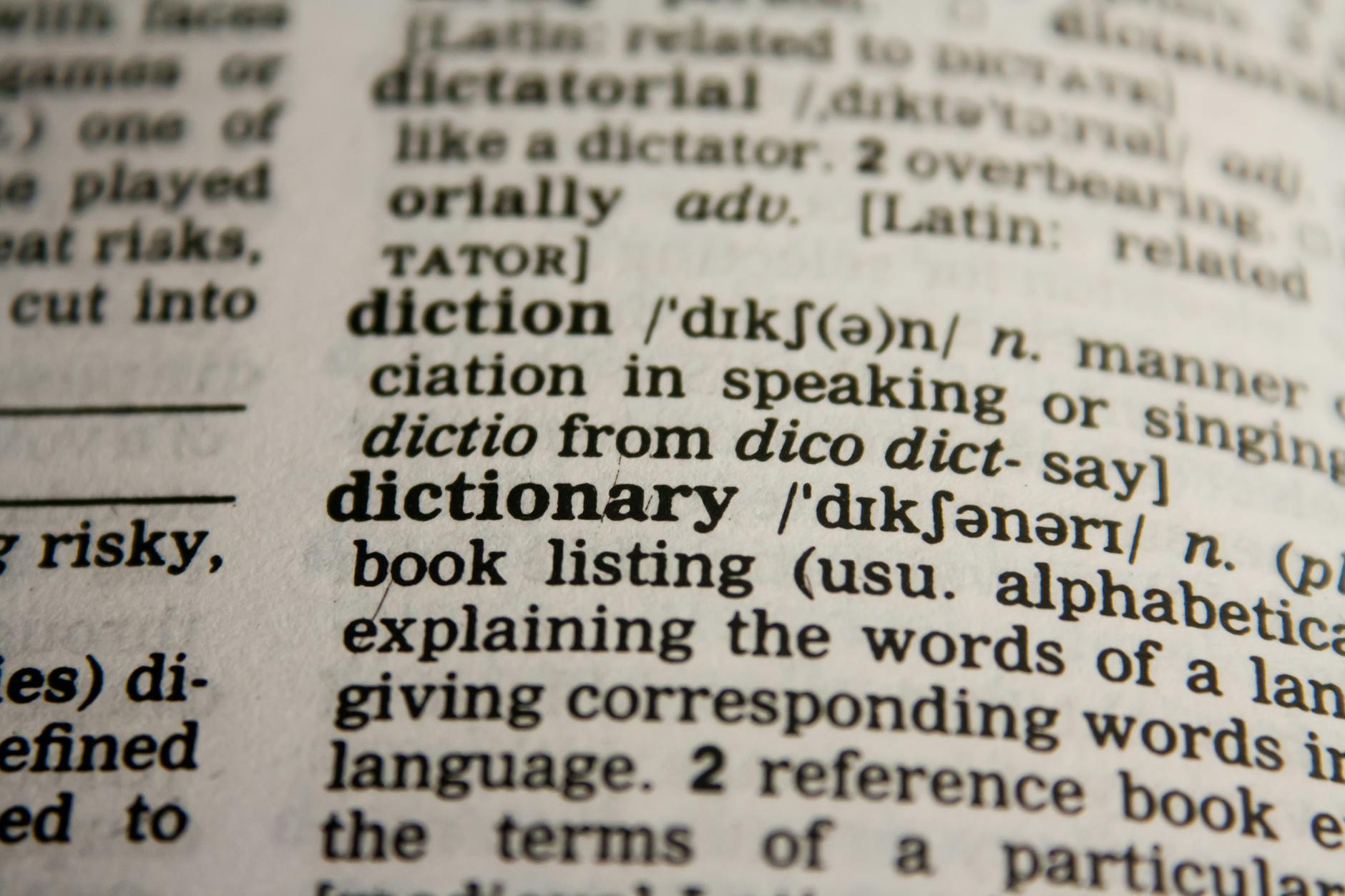 Dictionary Introduction