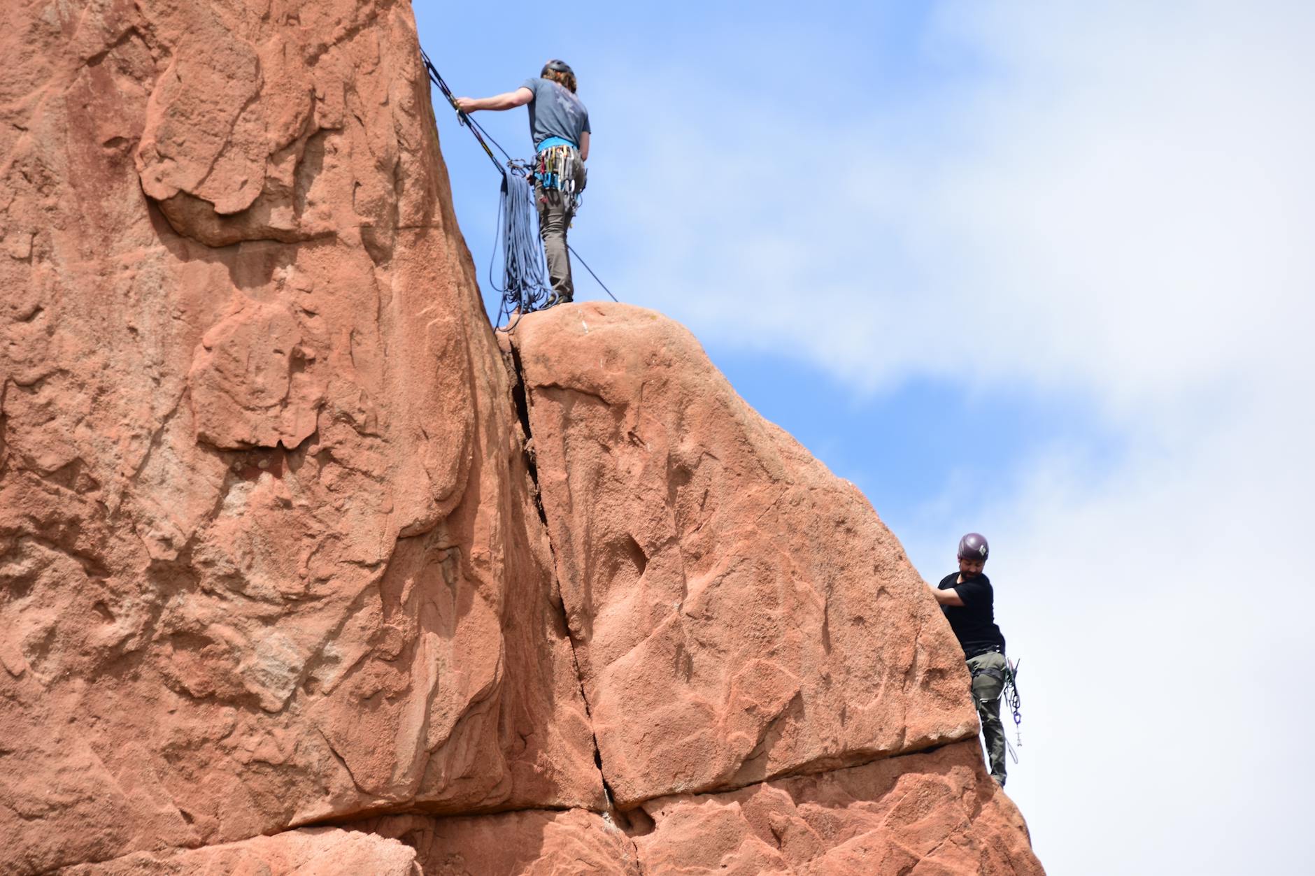 rock climbing