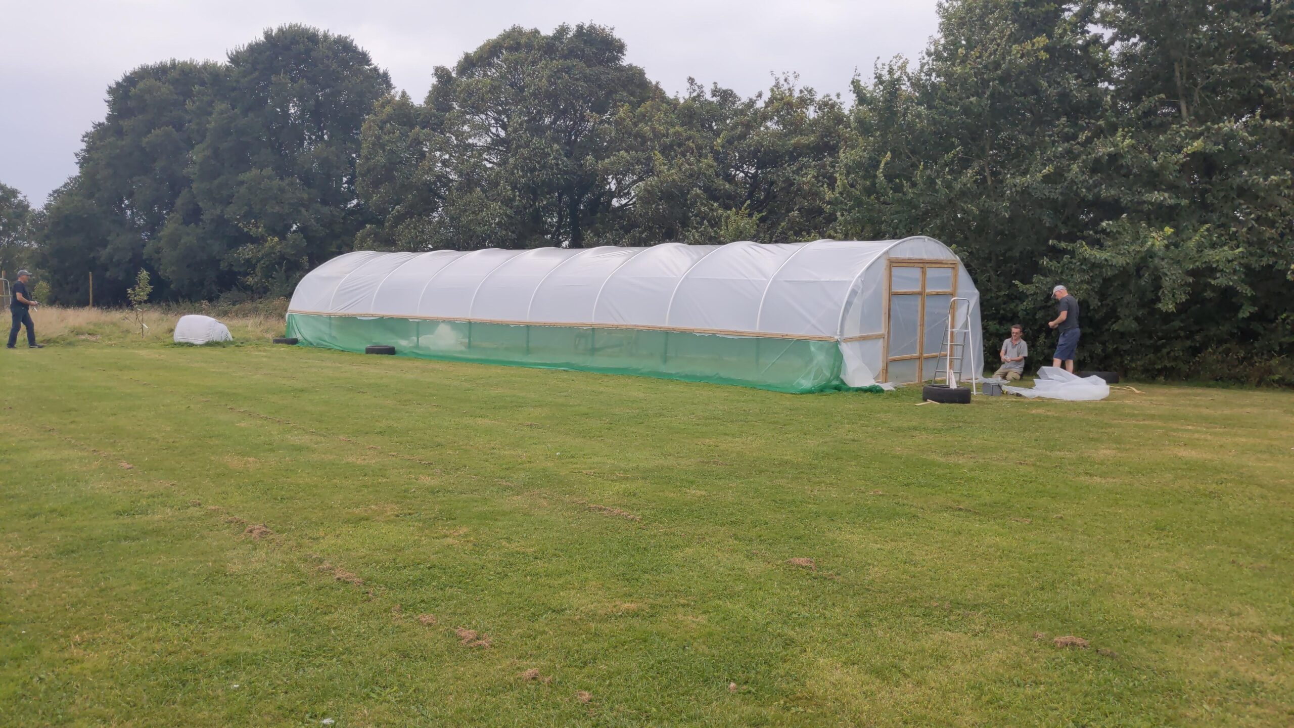 Building a polytunnel