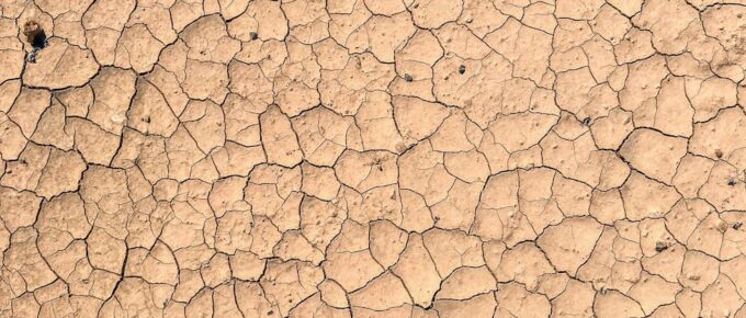 dry cracked mud